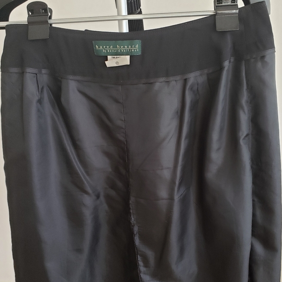 NWOT Harvé Bernard Black skirt - Picture 5 of 12